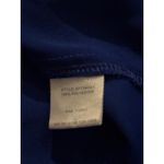 Hawthorn Blue V Neck 3/4 Sleeve Laser Cut Detail Blouse Women Large Photo 8