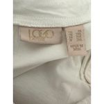 LOGO By Lori Goldstein LOGO Lavish Lori Goldstein Womens 1X Button Front Ivory Top Eyelet Lace Trim Photo 5