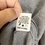 Dreamers  Nordstrom XS Women’s Loose Relaxed Fit Lace Up Tie Back Sweater Grey Photo 4