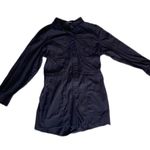 Black Cut Off Shorts Long Sleeve Jumpsuit š„ Photo 1