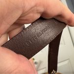 Fossil  hinged Concho brown leather belt size small Photo 5