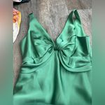 David's Bridal David’s bridal Elegant Green Sleeveless Dress midi size 10 Photo 6
