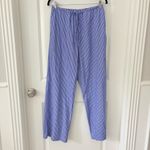 American Eagle AE Striped Woven Wide-Leg PJ Pant Blue  Small NWT Photo 9