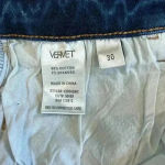 NWT Vervet Amber Jeans Mid Rise Skinny Distressed Dark Wash Denim Blue Size 30 Photo 6