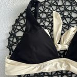 l*space L* Harley Colorblock Bikini Top, Black/Cream, size Medium, $114 Photo 7