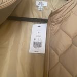 kim rogers Tan Quilted Women's puffer Jacket Photo 2