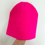 NEW Ellen’s Stardust Diner NYC Neon pink embroidered beanie hat Photo 3