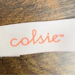 Colsie Size Medium Green Velvet Checkered Crop Top Bralette W/Adjustable… Photo 8