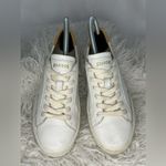 Soludos  White Leather Tennis Shoes Sneakers size 7 Photo 4