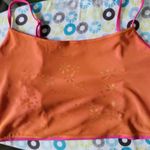 Frederick's of Hollywood Vintage Hot Pink Strappy Crop Top Photo 3