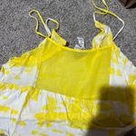 Alo Yoga  yellow and white tank top M Photo 6