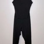 Lululemon Black Cross-back Nulu Yoga Bodysuit 25” Size 6 Photo 3