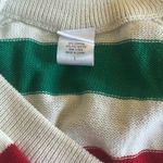 Disney NWT  100 Embroidered Striped Mickey Mouse Cardigan Sweater Size Large Photo 4