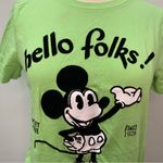 ZARA Disney Mickey Mouse Hello Folks TopGraphic front and back silly symphonies Photo 1
