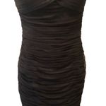 AMSALE Mermaid Tulle Bodycon Maxi Formal Dress 10 Padded Push~Up Bust Wedding Black Photo 6