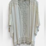 Pins and Needles White Lace Kimono Cardigan Photo 0