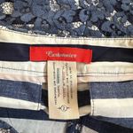 Cartonnier Blue Lace Shorts Side Zip Pockets Preppy Boho Spring Vacation Photo 5