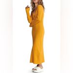 Charlie Holiday Mahalia Knit Dress Golden Size Small NWT Photo 2