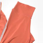 Nike  Women's Pull On Crochet-Edge Yoga Dri-Fit Activewear Leggings Pink Large Photo 4