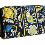 Vera Bradley Women's Wallet - Navy and Mustard Floral Photo 0