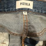 Pistola REVOLVE DISTRESSED DESTROYED BUTTON FLY BLUE JEANS RAW EDGE HEM 25 Photo 5