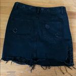 VICI IVIVI black distressed denim skirt size M Photo 4