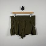 Free People Movement Get Your Flirt On Shorts in Olive Green Size XL Photo 2