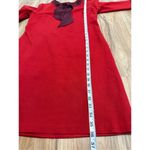 Boden red shift dress with bow sz 10 Red Photo 7