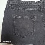 Disney  Women's Black Denim Shorts Photo 4
