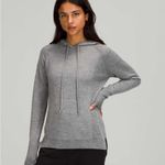 Lululemon  Light Merino Wool Hoodie Heathered Core Light Grey Women’s size 4 Photo 1
