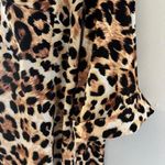 Ava & Grace Blouse Women's 3X Cheetah 3/4 Sleeve Animal Print Edgy Pocket V Neck Black Photo 2