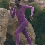 FP Movement by Free People Violet Jumpsuit Purple Photo 6