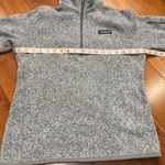 Patagonia women’s 1/4 Zip Better Sweater Heather gray Fleece Jacket SZ M Photo 5