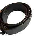 Black Studded Skulls Leather Belt 37.5” Gothic Grunge Style Statement Accessory Photo 4