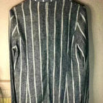 Drew  linen blend denim blue and white jacket sz XS NWT Photo 4