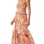 MISA Los Angeles NWT Olivia Rubin Rex Morrison Dress in Tangerine Flora Size S Photo 10