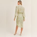 Mable Alejandra floral midi dress long sleeve‎ v Photo 2