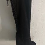 DSW Black Knee-High Boots Photo 0