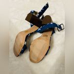 Ann Taylor Butterfly Tie Dye Block Sandals Blue Size 7M Photo 4
