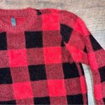 Alya Francesca’s  Buffalo Check Crew Neck Sweater Photo 2