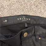 White House | Black Market WHBM Leather-Like Black Ankle Skinny Jeans Photo 5