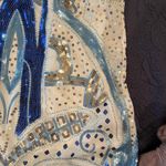 Verty  Sequin party dress, blue silver gold, holiday, Barbie movie, size small Photo 3
