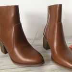 Leather Ankle Boots, Size 6 Brown Photo 3