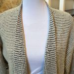 Soft Surroundings Caressa waffle knit open front cardigan gray lagenlook Size M Photo 1
