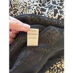 Rebecca Taylor Shift Dress Size 12 Long Sleeve Silk Leopard Animal Print Photo 4