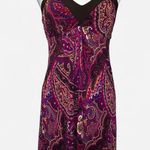 A Byer A. BYER Pink/ Brown Paisley Halter Dress Photo 1