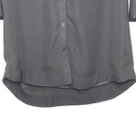 EXPRESS  Portfolio Shirt Dress Size Small Black Lined Womens Roll‎ Tab Sleeves Photo 3