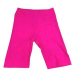 Roma Concept  Neon Pink Pull On Elastic Yoga Athletic Legging Biker Shorts Size S Photo 0