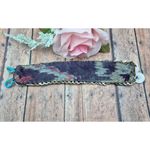 Handmade AFRICAN Jewelry Cowie Shell, Bead, & Seed Bead Bracelet Tribal 7.5 in Photo 9