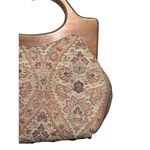 VTG MCM Empress Wood Handle Clutch Floral Tapestry Carpetbag/Handbag Circa 1950s Photo 2